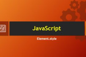 Как изменить стили элемента с помощью свойства Element.style в JavaScript